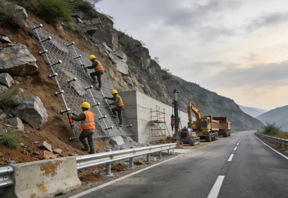 始兴公路道路护坡